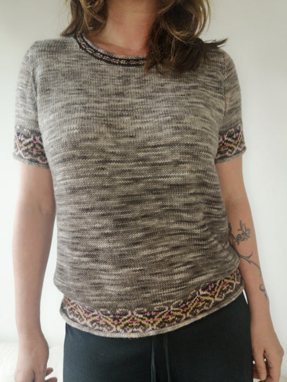 PDF-Strickmuster GARLAND TEE TOP