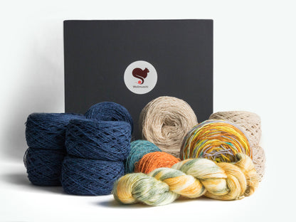 Knitting kit SWANS, LOVE AND FIBRES (limited edition)