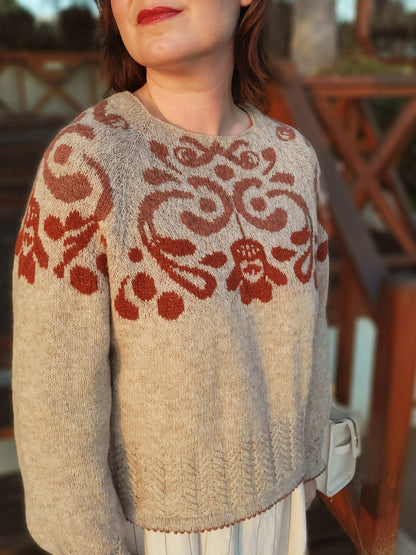 PDF knitting pattern MILTONIA